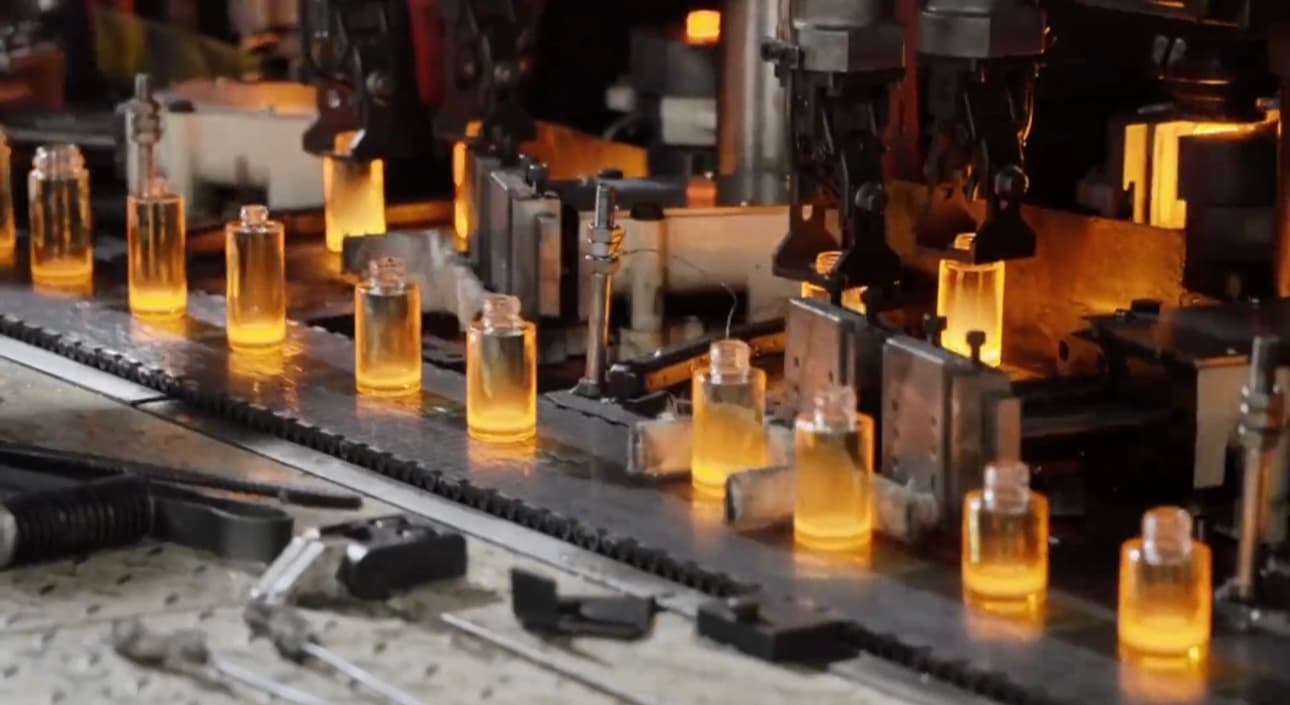 Forming lines inside the Yijing Glass plant in Anhui